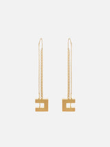 Orecchini pendenti con logo OR16A56E2 U95 ELISABETTA FRANCHI 
