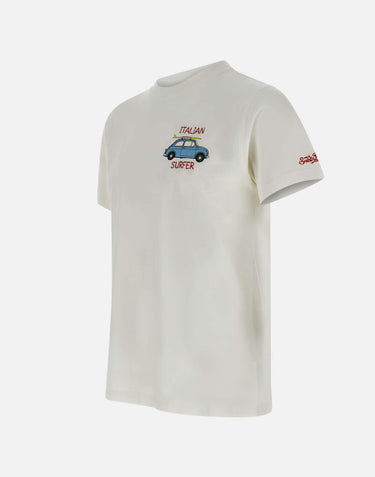 T-shirt Limited Edition x Fiat500 "Italian Surfer" TSHM001 02498H01N MC2 SAINT BARTH 