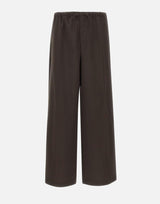 Pantaloni con coulisse in lana vergine 50563827 210 BOSS 