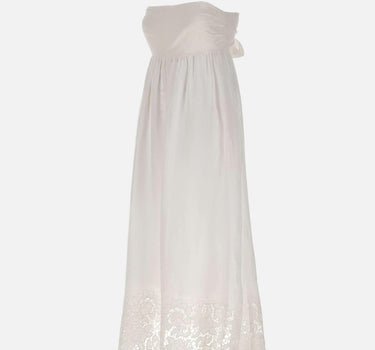 Abito bustier in tela di lino 2616221012600 002 MAX MARA STUDIO 