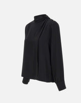 Blusa con sciarpa MF5281T4241 22222 LIU-JO 