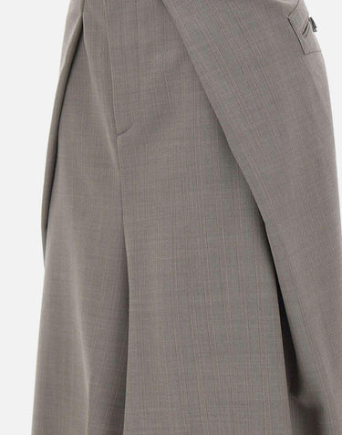 Gonna midi sartoriale 1226WSK007224B NICKEL VICTORIA BECKHAM 
