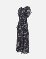 Abito in seta "Evie" 0100000922506493 NAVY RIXO 