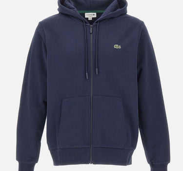 Felpa in cotone con zip e cappuccio SH9809 166 LACOSTE 