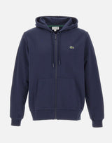 Felpa in cotone con zip e cappuccio SH9809 166 LACOSTE 