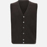 Gilet in lana e cashmere CB1SM WC12R190 FILIPPO DE LAURENTIIS 