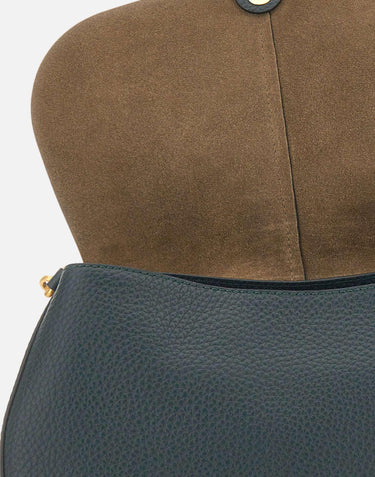 Borsa a spalla "Helena Round" BS12719 RNGVELVETGREEN GIANNI CHIARINI 