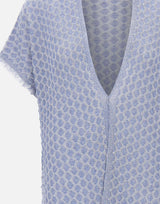 Cardigan lungo punzonato 152004 516 KANGRA 