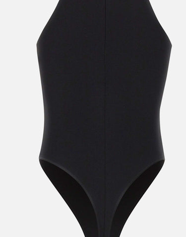 Body in jersey crêpe con dettaglio gioiello BO01761E2 110 ELISABETTA FRANCHI 
