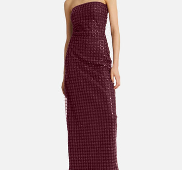 "Beaded maxi tube dress" 115049 2734 ROTATE BIRGER CHRISTENSEN 