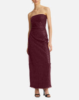 "Beaded maxi tube dress" 115049 2734 ROTATE BIRGER CHRISTENSEN 