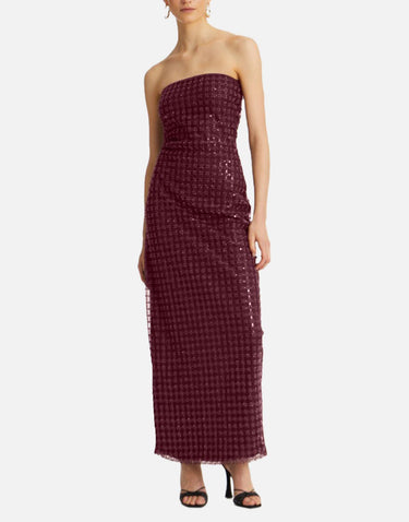 "Beaded maxi tube dress" 115049 2734 ROTATE BIRGER CHRISTENSEN 