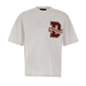 T-shirt in cotone con patch logo S74GD1605 D20033100 DSQUARED2 