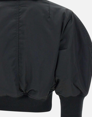 Giubbino in nylon lucido VAQ09J008 BLACK1 VAQUERA 