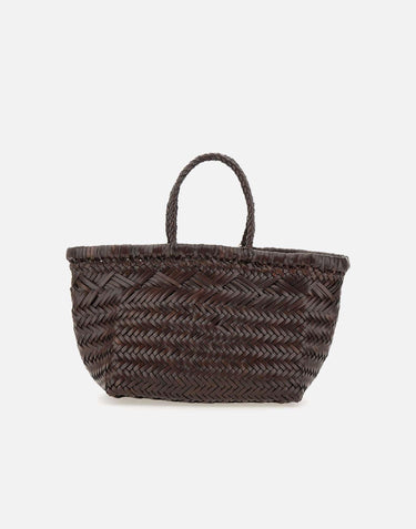Borsa "triple jump small" in pelle di vitello 8811 BROWN DRAGON DIFFUSION 