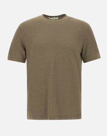 T-shirt in lino TSMC JERLINU920 FILIPPO DE LAURENTIIS 