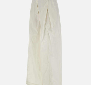 Cotton tuck pants LW251PT17WH 0053 LOW CLASSIC 