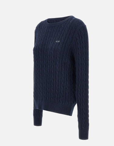 "Cable knit sweater" K35224 07 SUN68 