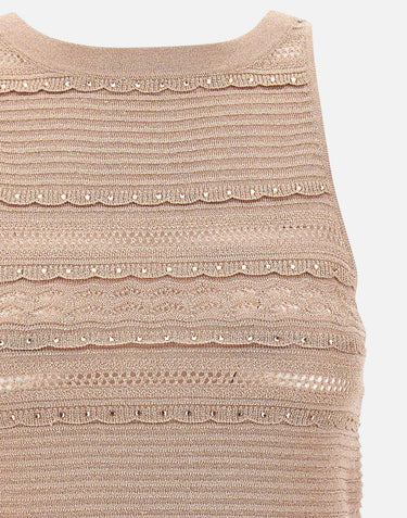 Top in maglia traforata CA6238MA06S A4389 LIU-JO 