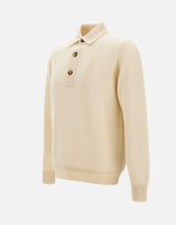 Polo in maglia di lana e cashmere PL3ML WC7R020 FILIPPO DE LAURENTIIS 