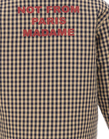 Giacca overshirt con slogan PERMSH270 CO310BG DROLE DE MONSIEUR 