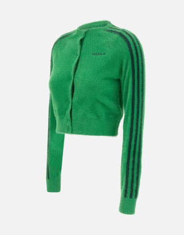"Fluffy cardigan" JW5177 GREEN ADIDAS 