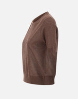 Maglia a maniche corte con micro paillettes 390021 833 KANGRA 