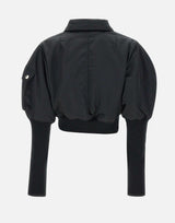 Giubbino in nylon lucido VAQ09J008 BLACK1 VAQUERA 