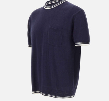 Maglia in seta a maniche corte A023F600 0001 PAOLO PECORA 