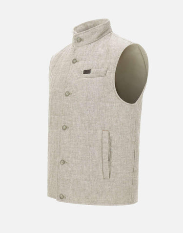 Gilet  in tela di lino NAM20500560WZF C205 FAY 