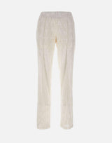 Pantaloni con pizzo firebird KE3455 WHITE ADIDAS 
