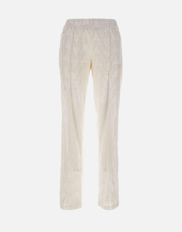 Pantaloni con pizzo firebird KE3455 WHITE ADIDAS 