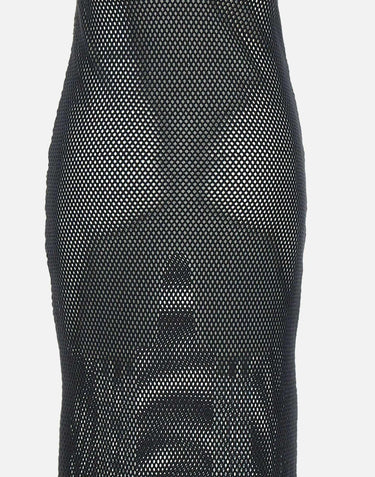 "Holistic mesh long dress" 225JRO625JS0119 9999 COURREGES 