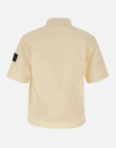 Camicia in twill di cotone biologico stretch 1100025S0A10 V0093 STONE ISLAND 