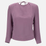 Blusa in raso con schiena scoperta SY005 VIOLET JACQUES WEI 