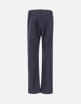 Pantaloni in lana con orli sfrangiati SH0KA0075 M35466524M MM6 MAISON MARGIELA 