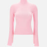"Interlock Mockneck sweater" 425MPU260FI0001 PINK COURREGES 