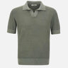 Polo traforata in cotone vintage 301223 025 KANGRA 