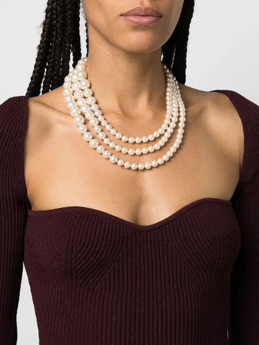 "Orb-detail pearl necklace" 6301010U 02P132 VIVIENNE WESTWOOD 