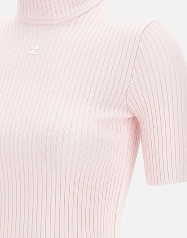 Maglia "Reedition" PERMPU026FI0001 PINK COURREGES 