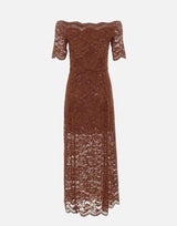 Abito in pizzo con torchon sul petto 25HJRO106PA0170 P237 RABANNE 