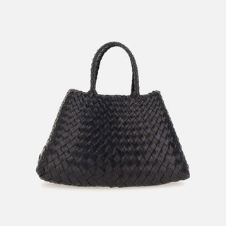 Borsa "Santa Croce Small" in pelle 8893 BLACK DRAGON DIFFUSION 