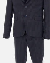 Abito gessato in lana vergine U5001 A562350 UNGARO 