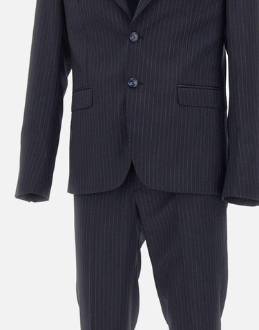 Abito gessato in lana vergine U5001 A562350 UNGARO 