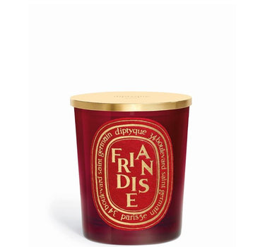 Candela classica con coperchio dorato "Friandise" 190gr 0DIP2XM24B190FRIAN 190GR DIPTYQUE 
