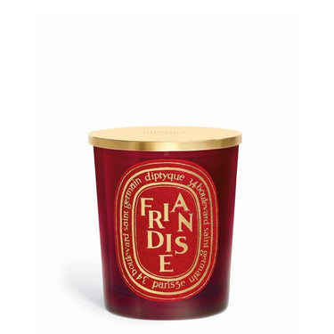 Candela classica con coperchio dorato "Friandise" 190gr 0DIP2XM24B190FRIAN 190GR DIPTYQUE 