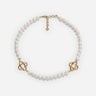 "Medium Pearl Logo Necklace" APF25JW085 01 CASABLANCA 