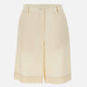 Bermuda in lino SP5LE039 1004 KAOS 