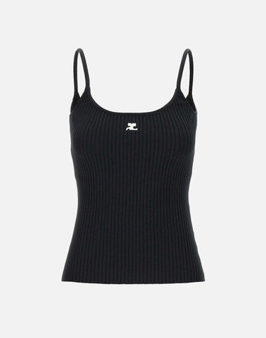 Top "Reedition" PERMDE012FI0001 BLACK COURREGES 