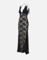Abito in pizzo RRS16673 BLACK NISSA 